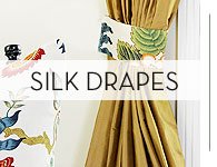 Custom Silk Drapes